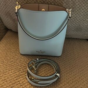 Kate Spade Small Bucket Bag in Blue Glow NWTS!